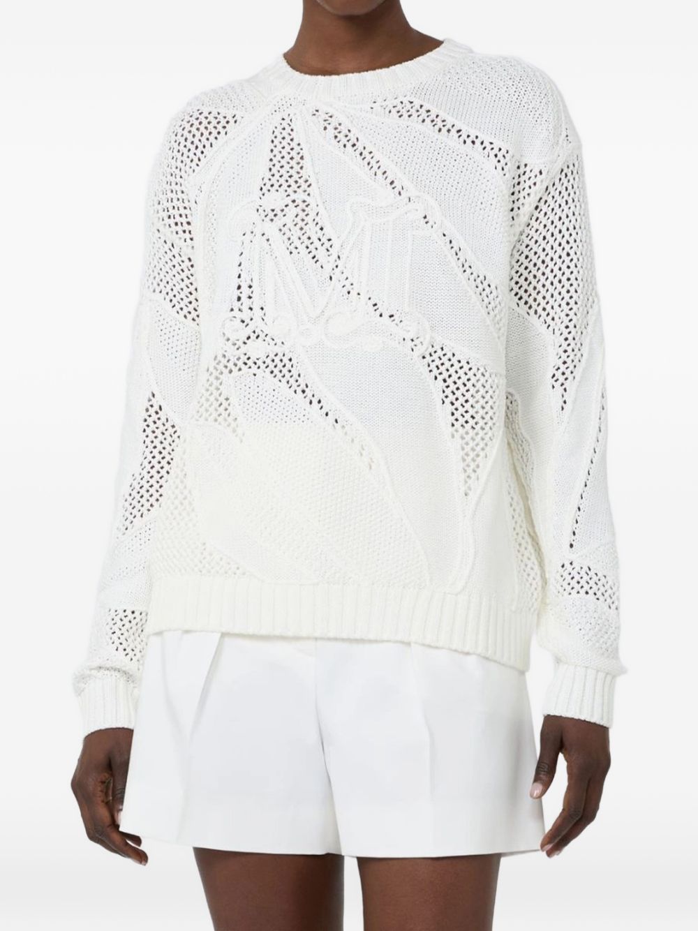 MAX MARA Max Mara Women Embroidered Cotton Sweater