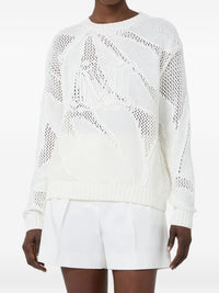 MAX MARA Max Mara Women Embroidered Cotton Sweater