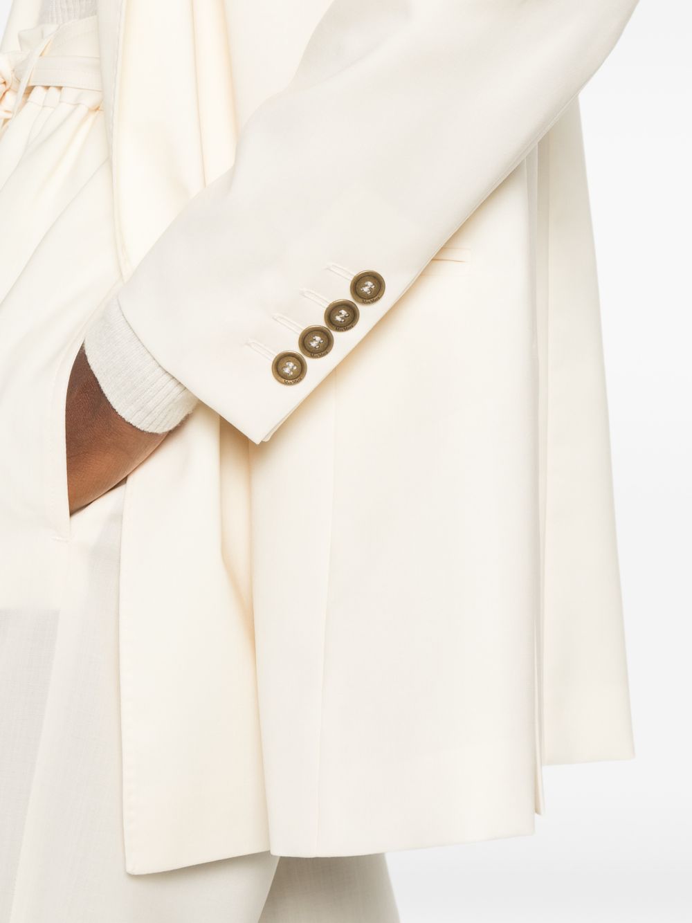 Max Mara Women Wool Double-Breasted Jacket