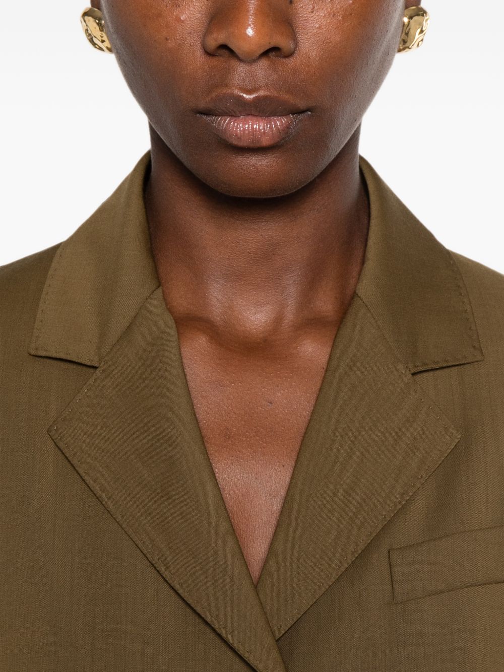 Max Mara Women Wool Single-Breasted Jacket