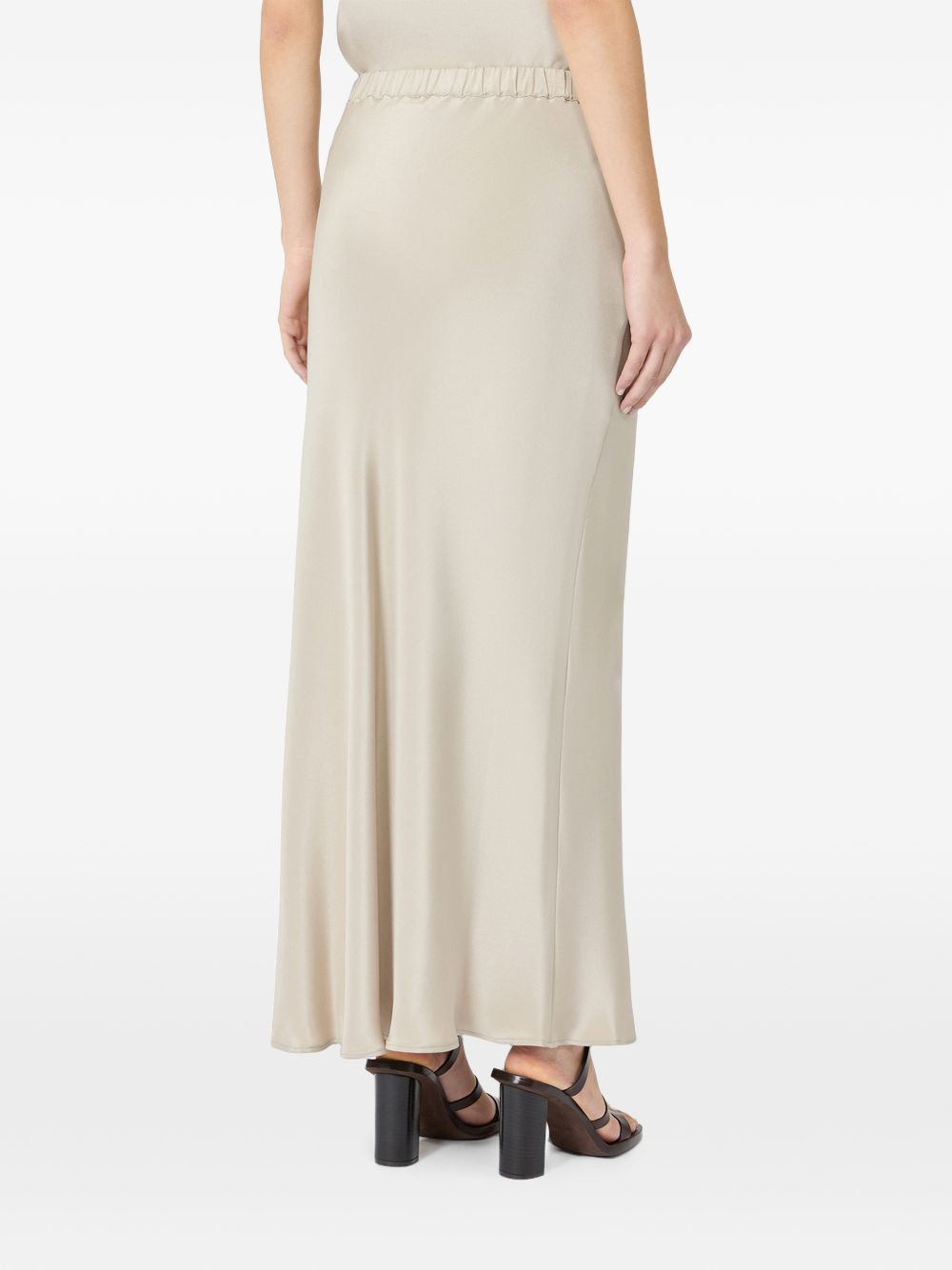 Max Mara Women Silk Long Skirt