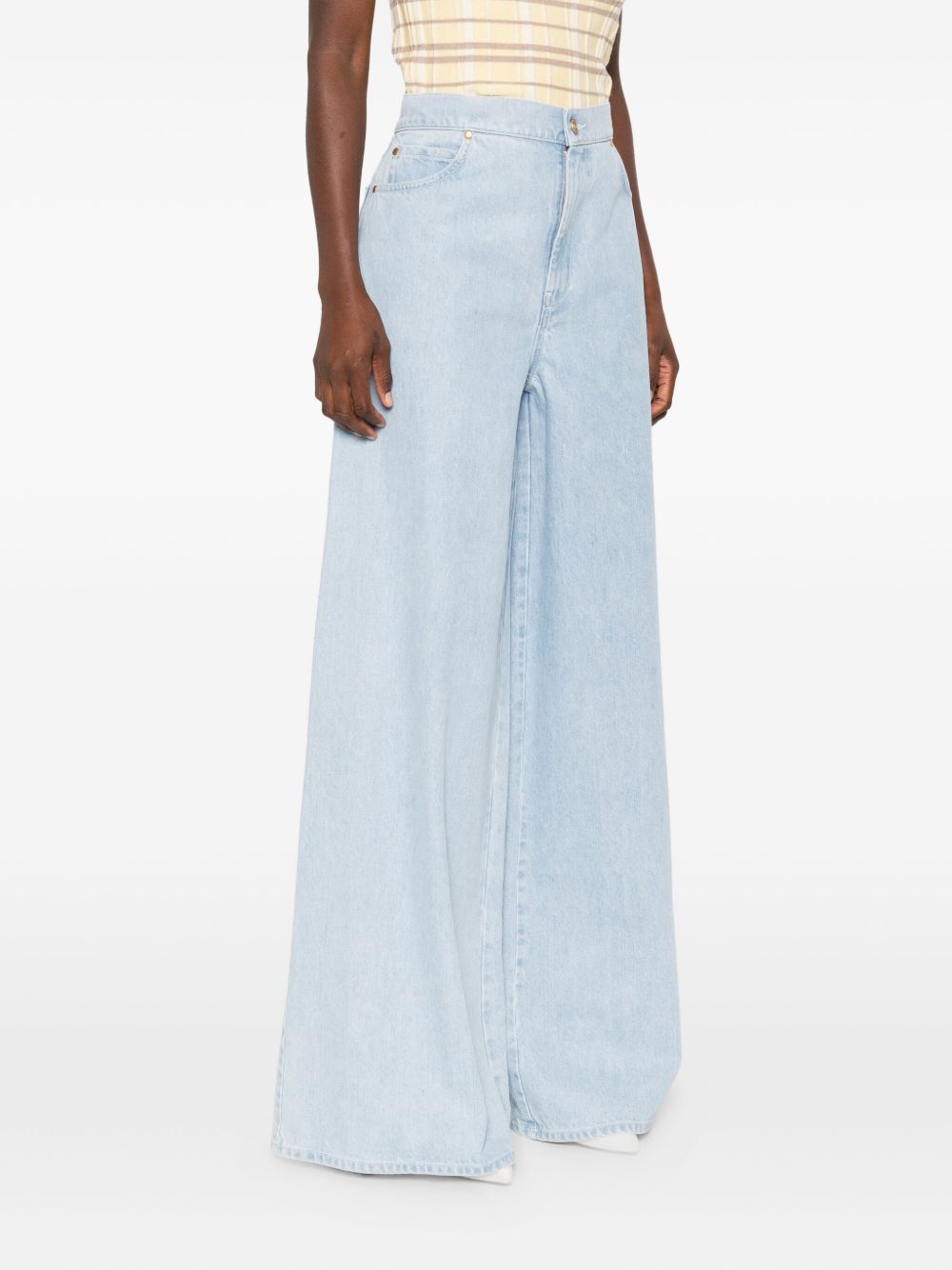 Max Mara Women Flared Leg Denim Jeans