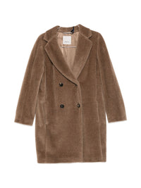 'S Max Mara Women Wool Double-Breasted Coat