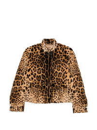Max Mara Women Printed Cotton Blouson Jacket