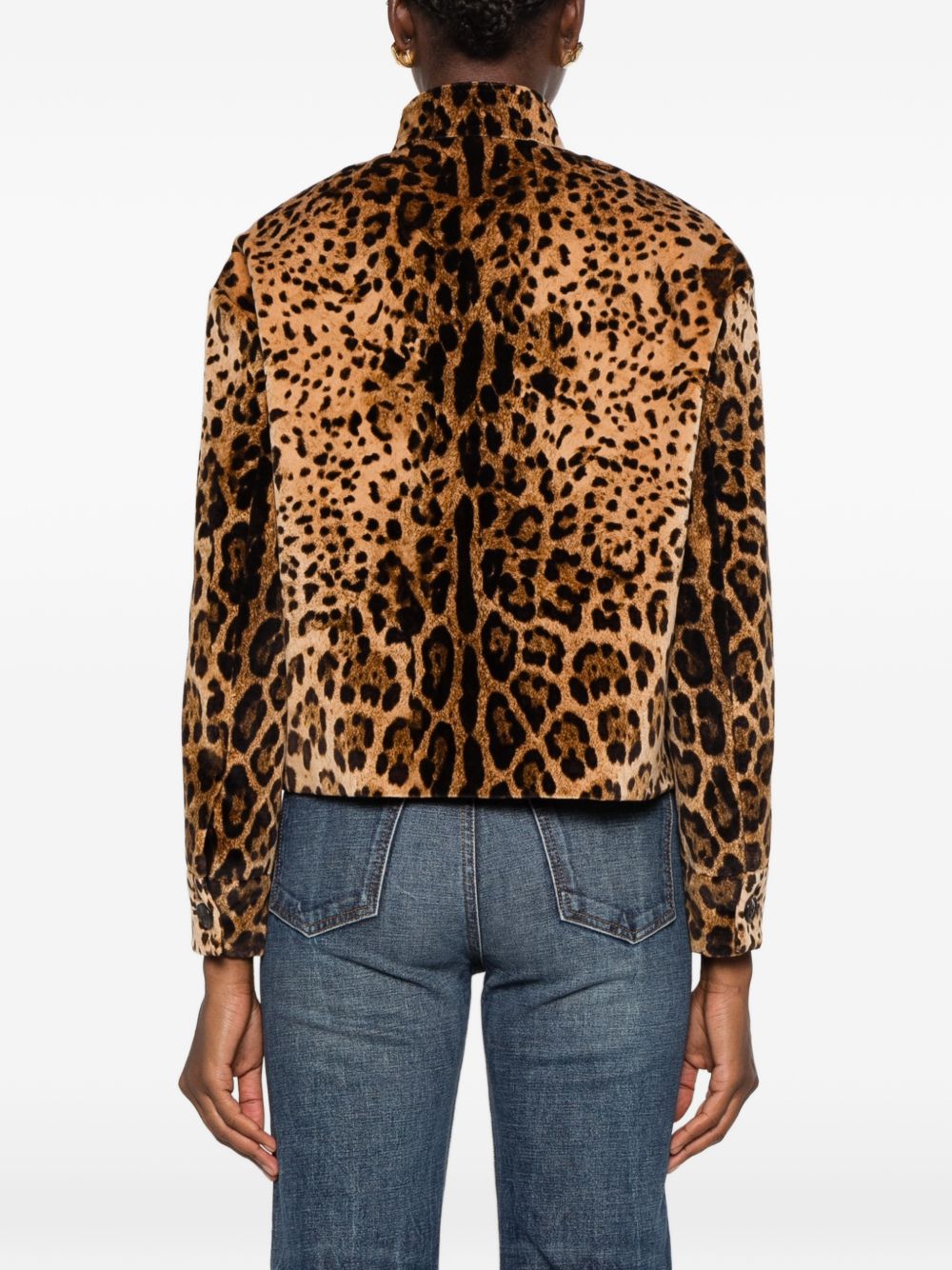 Max Mara Women Printed Cotton Blouson Jacket
