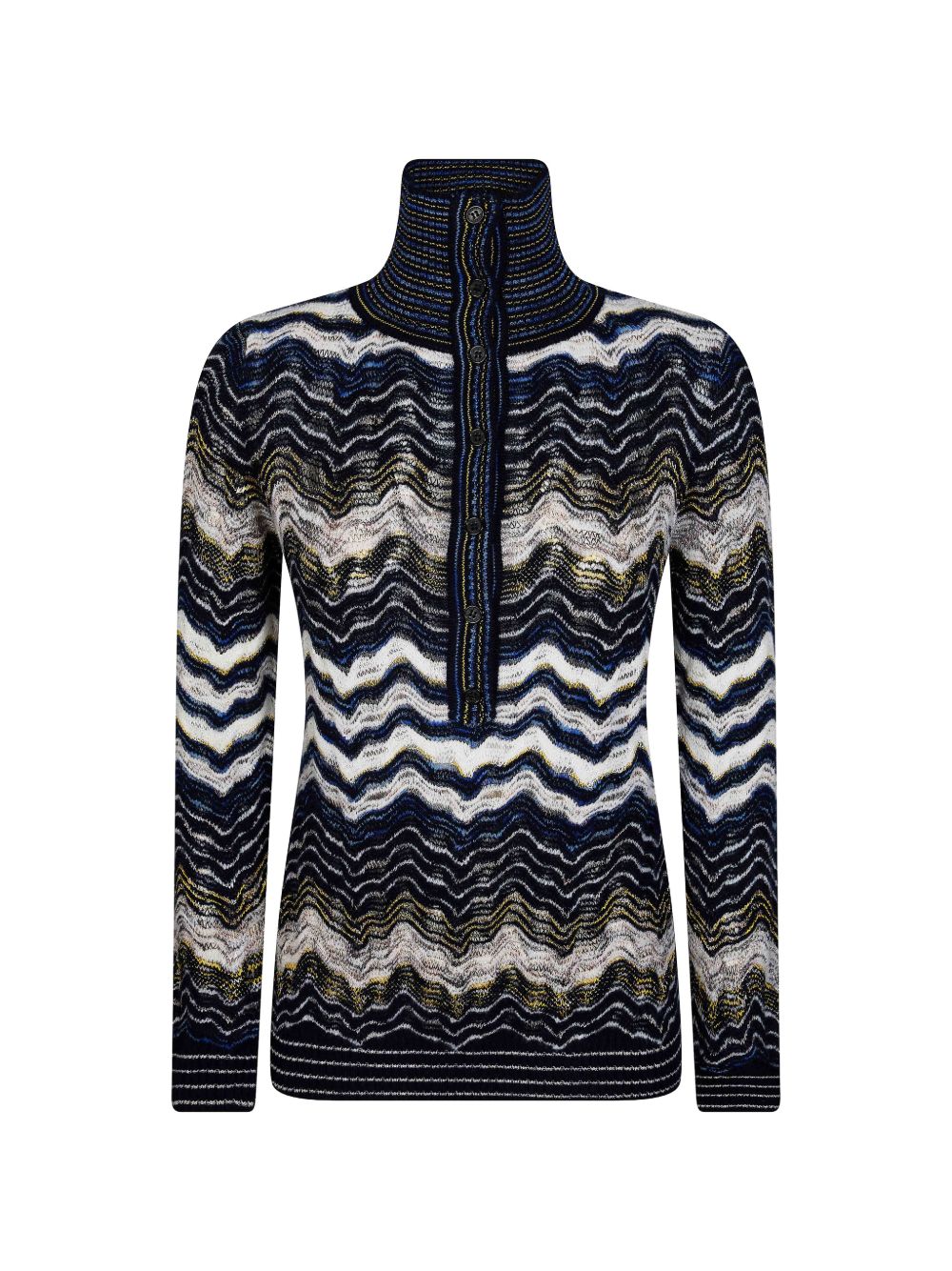 Missoni Women Zig Zag Motif Polo Shirt