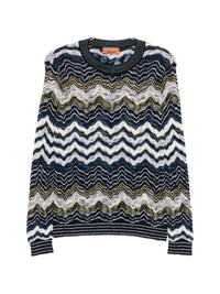 MISSONI Missoni Women Zig Zag Motif Wool Sweater