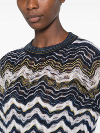 MISSONI Missoni Women Zig Zag Motif Wool Sweater