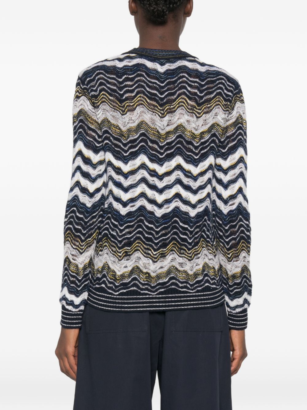 MISSONI Missoni Women Zig Zag Motif Wool Sweater