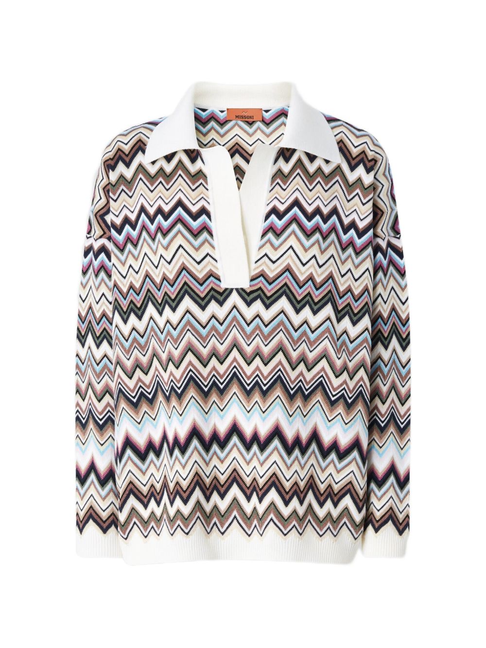 Missoni Women Zig Zag Motif Polo Shirt