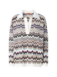 Missoni Women Zig Zag Motif Polo Shirt