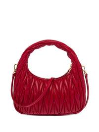 Miu Miu Women Wander Small Leather Hobo Bag