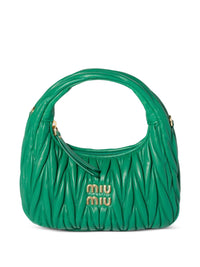 Miu Miu Women Wander Small Leather Hobo Bag