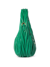 Miu Miu Women Wander Small Leather Hobo Bag