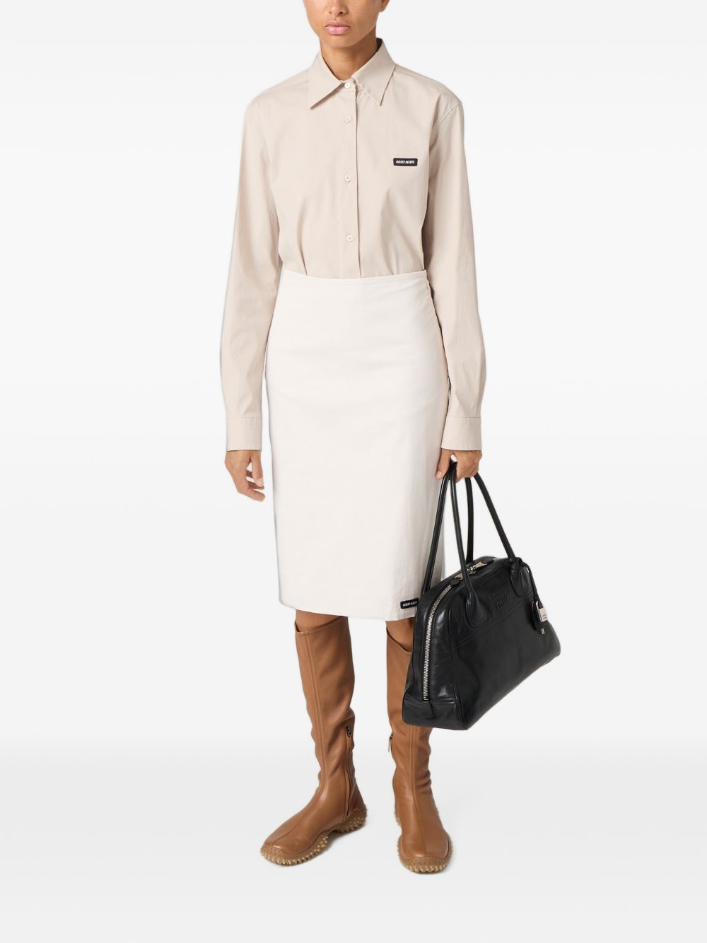 Miu Miu Women Cotton Shirt