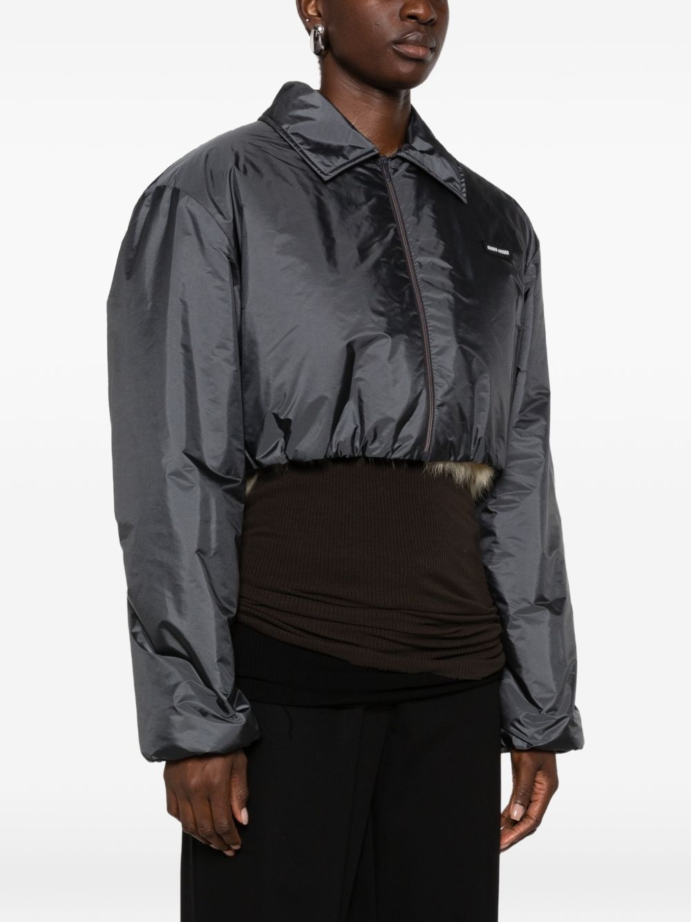 Miu Miu Women Cropped Blouson Jacket