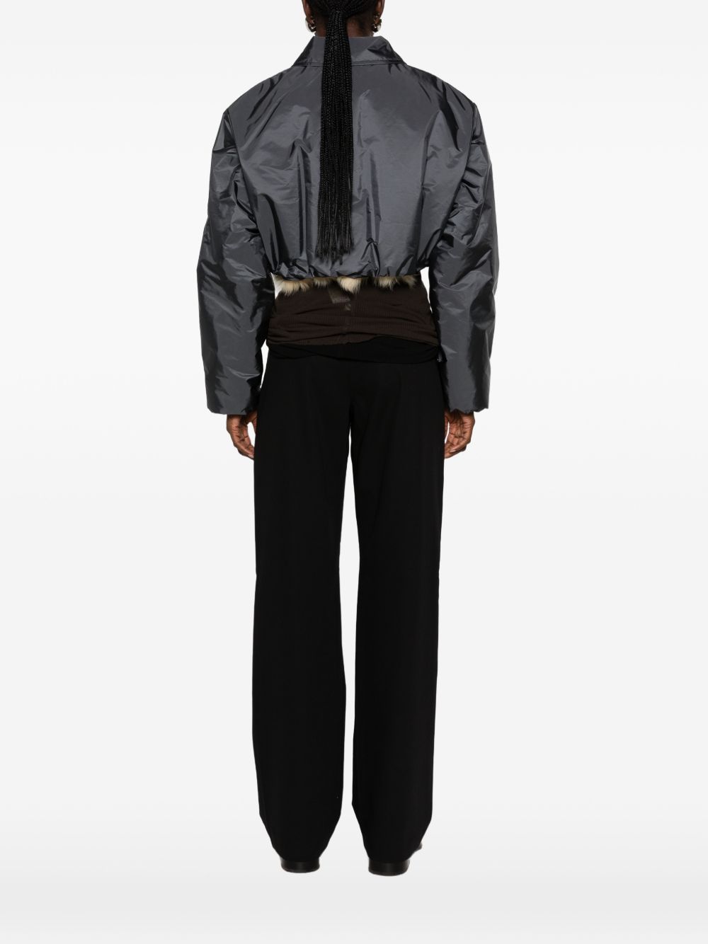 Miu Miu Women Cropped Blouson Jacket