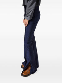Miu Miu Women Nylon Flared Trousers