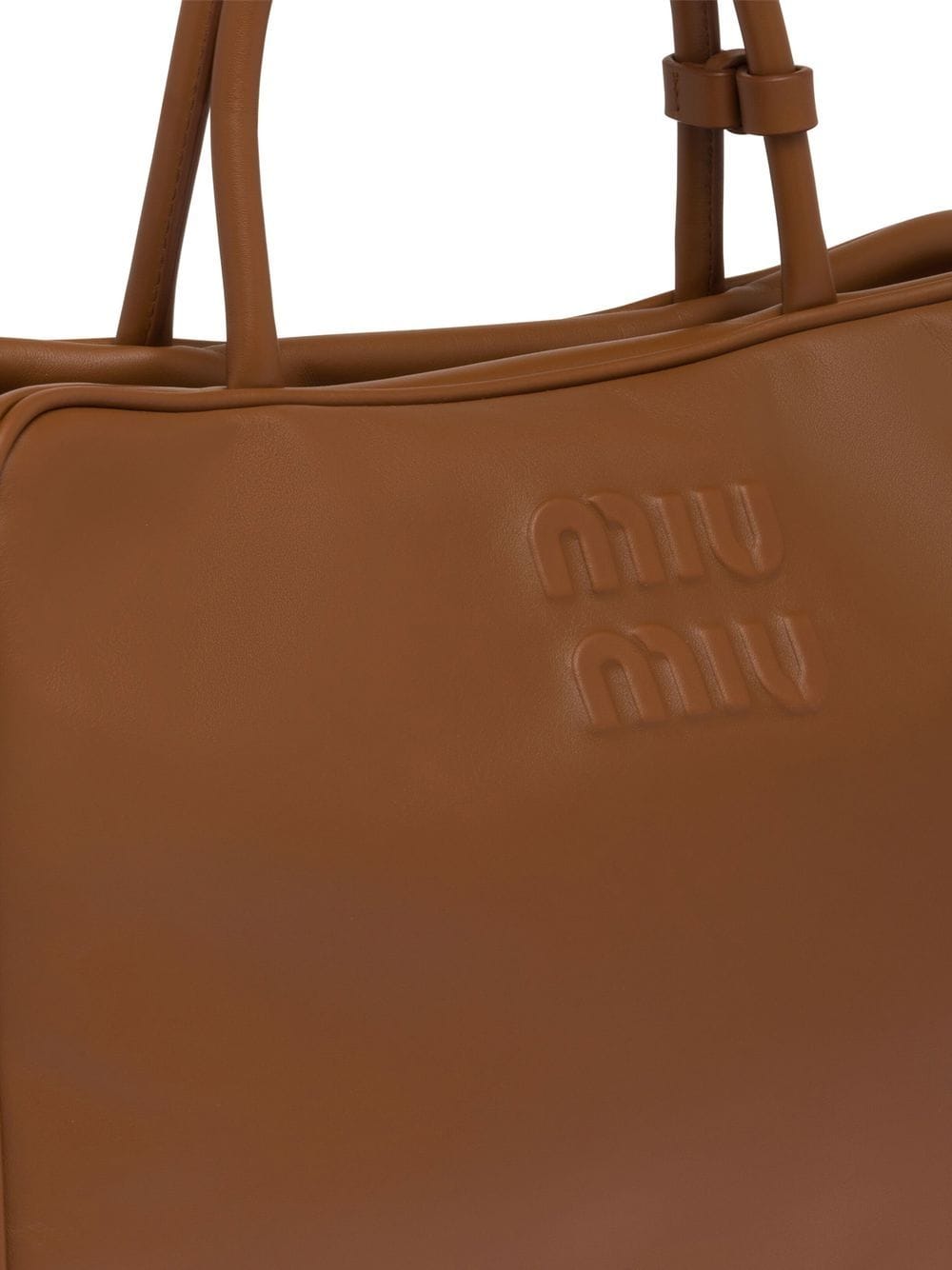 Miu Miu Women Beau Large Leather Handbag