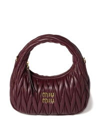 Miu Miu Women Wander Small Leather Hobo Bag