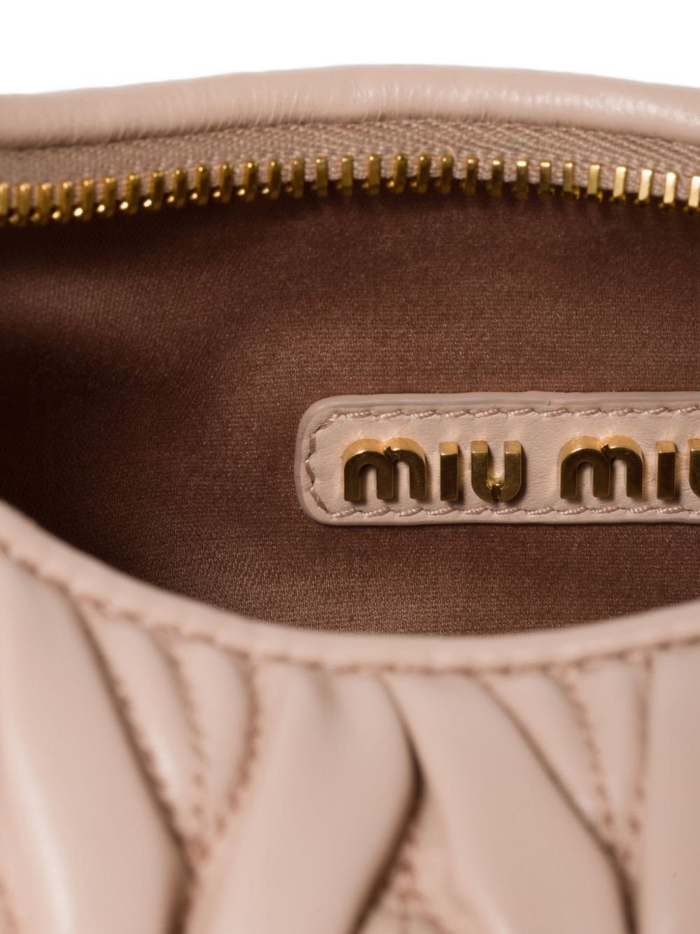 Miu Miu Women Wander Small Leather Hobo Bag