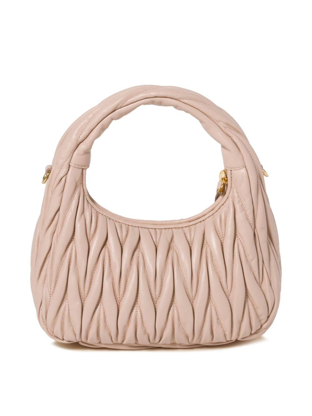 Miu Miu Women Wander Small Leather Hobo Bag