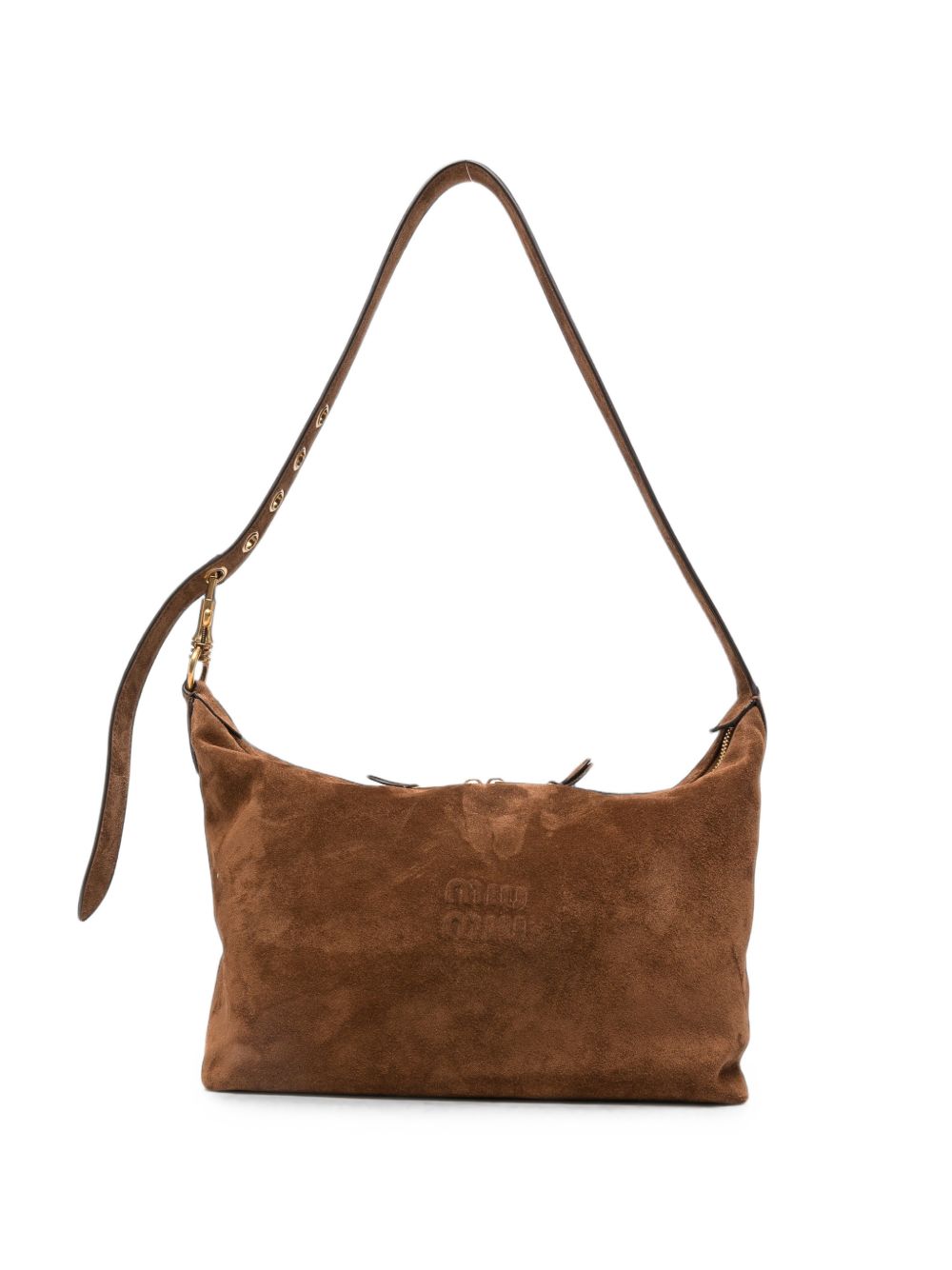 Miu Miu Women Spirit Suede Leather Shoulder Bag