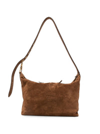 Miu Miu Women Spirit Suede Leather Shoulder Bag