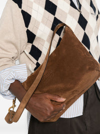 Miu Miu Women Spirit Suede Leather Shoulder Bag