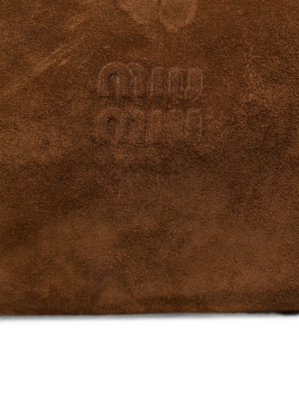 Miu Miu Women Spirit Suede Leather Shoulder Bag