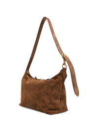 Miu Miu Women Spirit Suede Leather Shoulder Bag