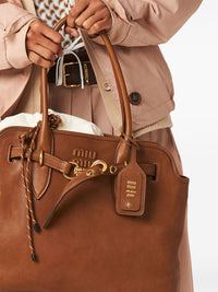 MIU MIU Miu Miu Women Aventure Medium Leather Handbag