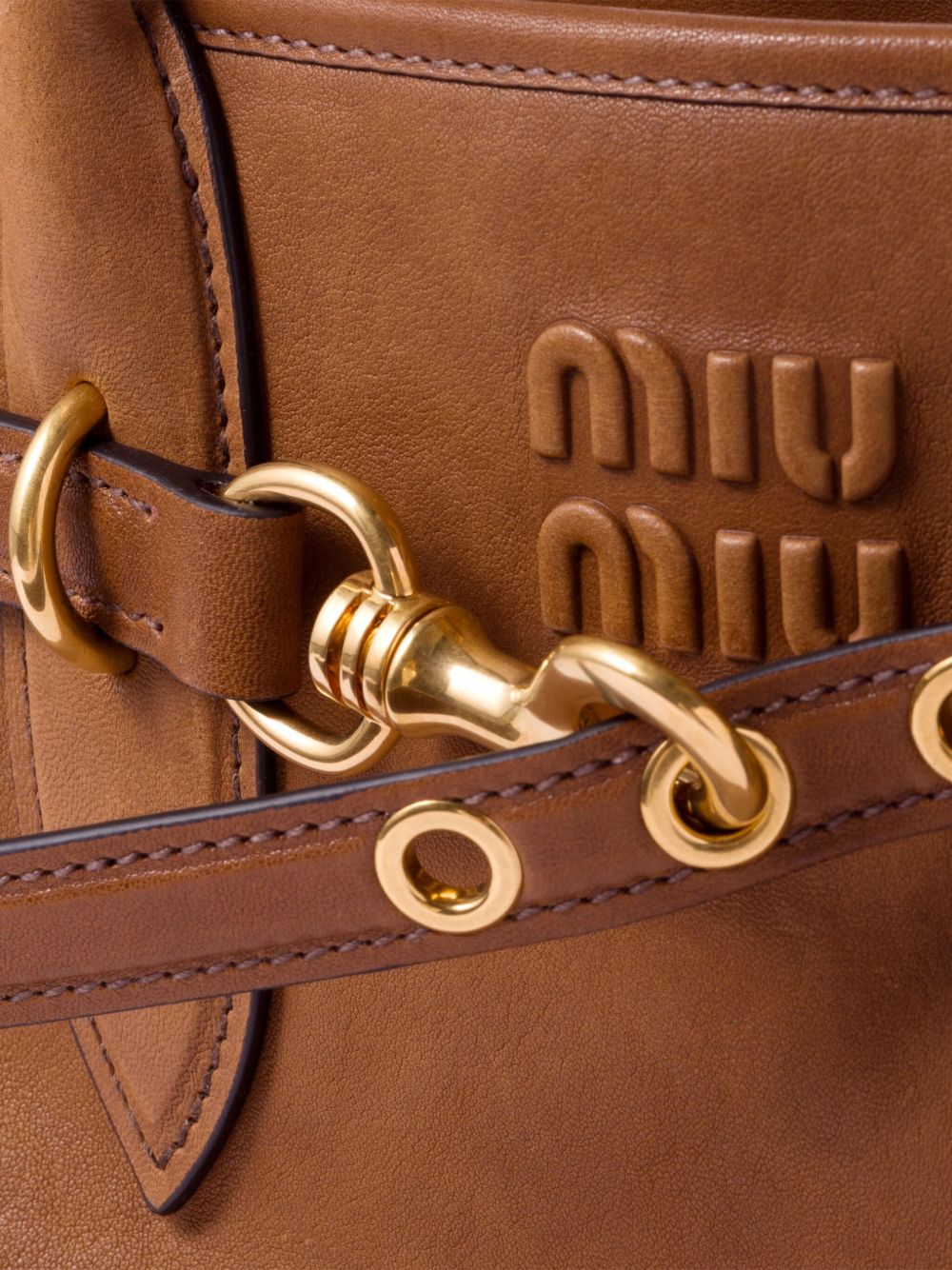 MIU MIU Miu Miu Women Aventure Medium Leather Handbag