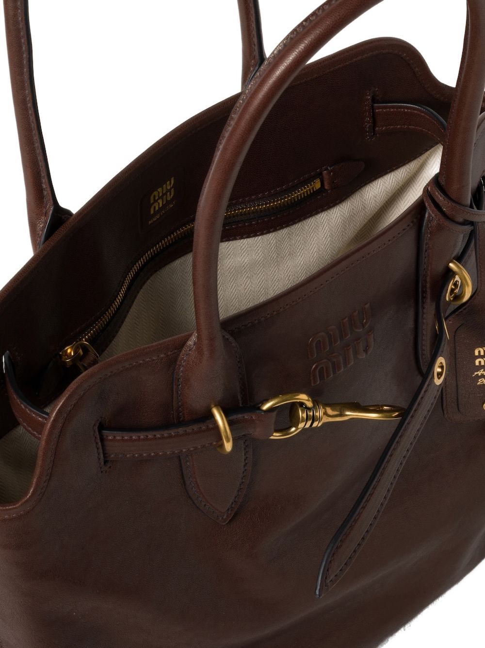 Miu Miu Women Aventure Medium Leather Handbag