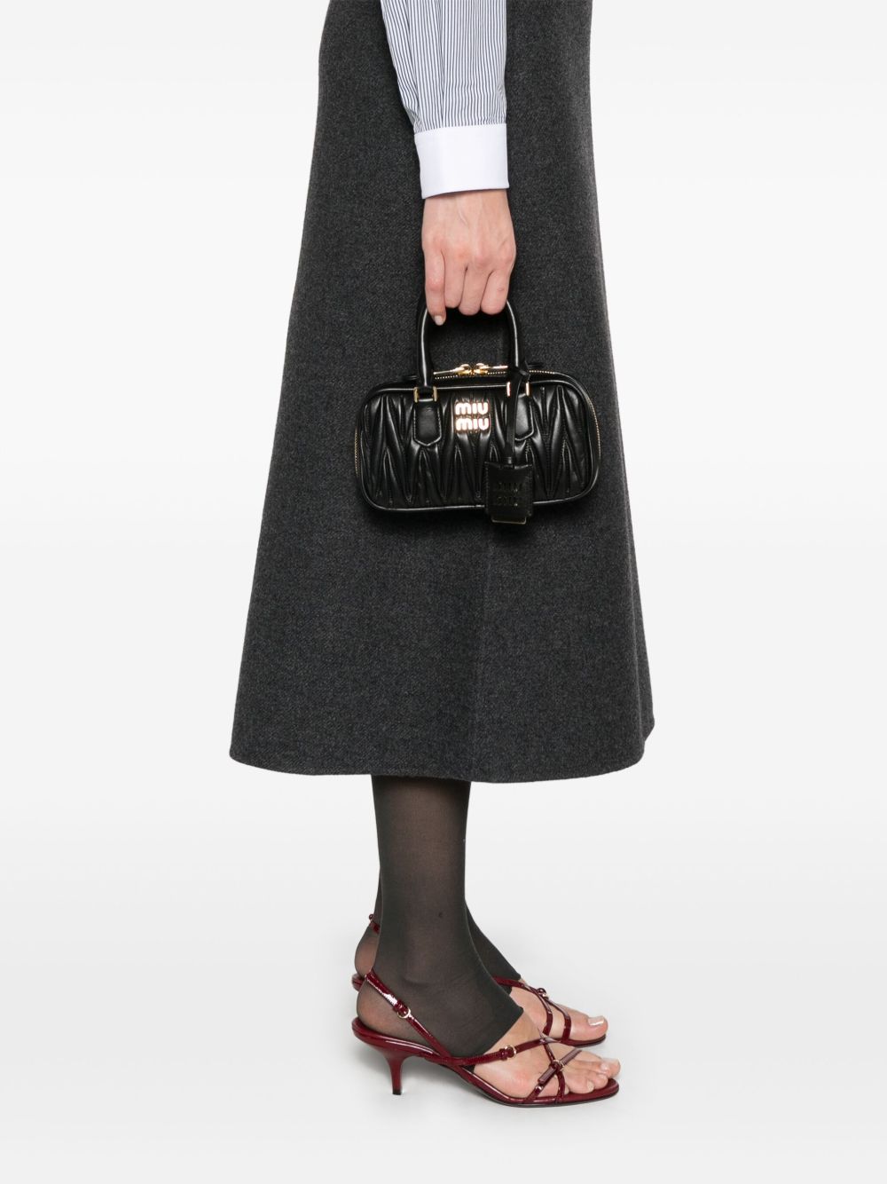 MIU MIU Miu Miu Women Arcadie Mini Leather Handbag