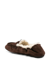 Miu Miu Women Ruches Leather Loafers
