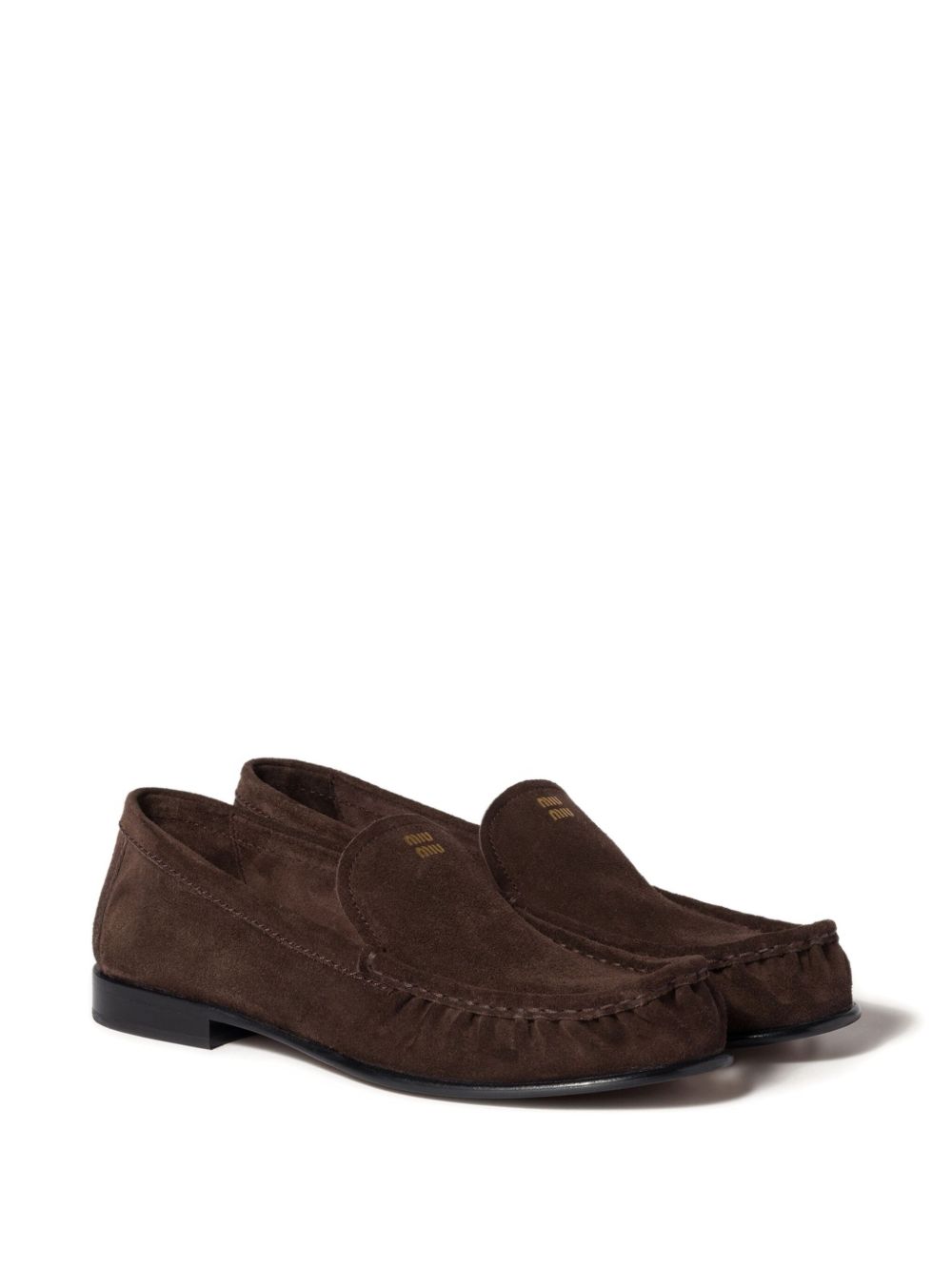 Miu Miu Women Suede Leather Loafers