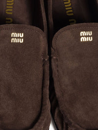 Miu Miu Women Suede Leather Loafers