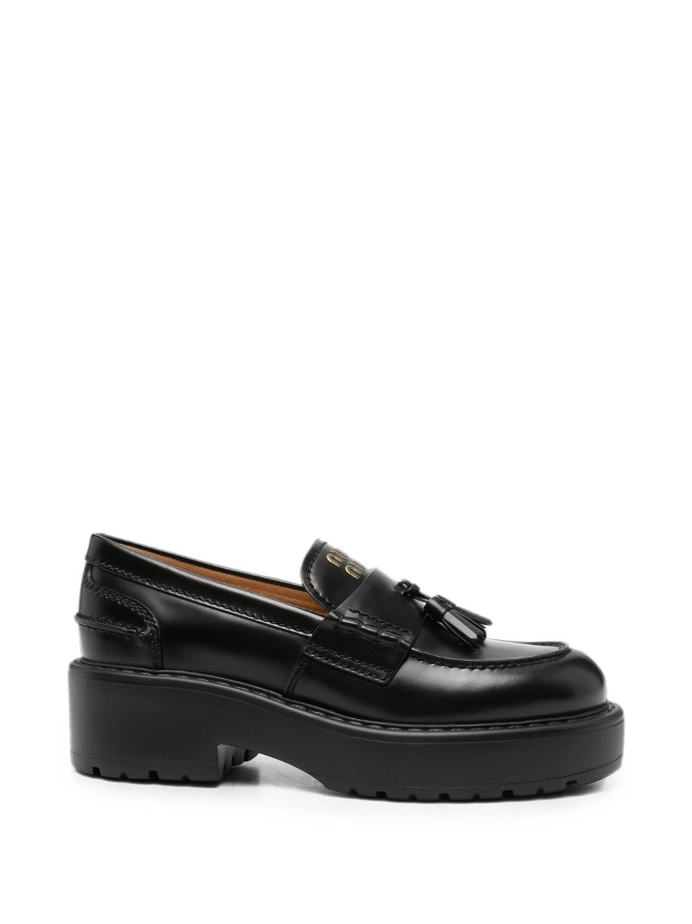 Miu Miu Women Leather Loafers