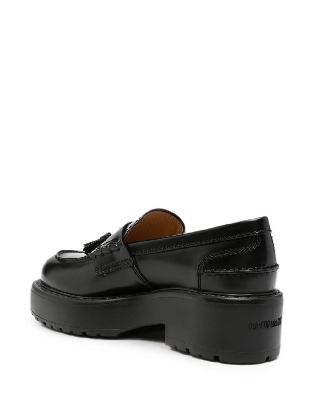 Miu Miu Women Leather Loafers