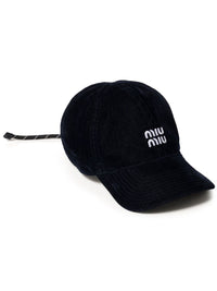 Miu Miu Women Velvet Baseball Cap