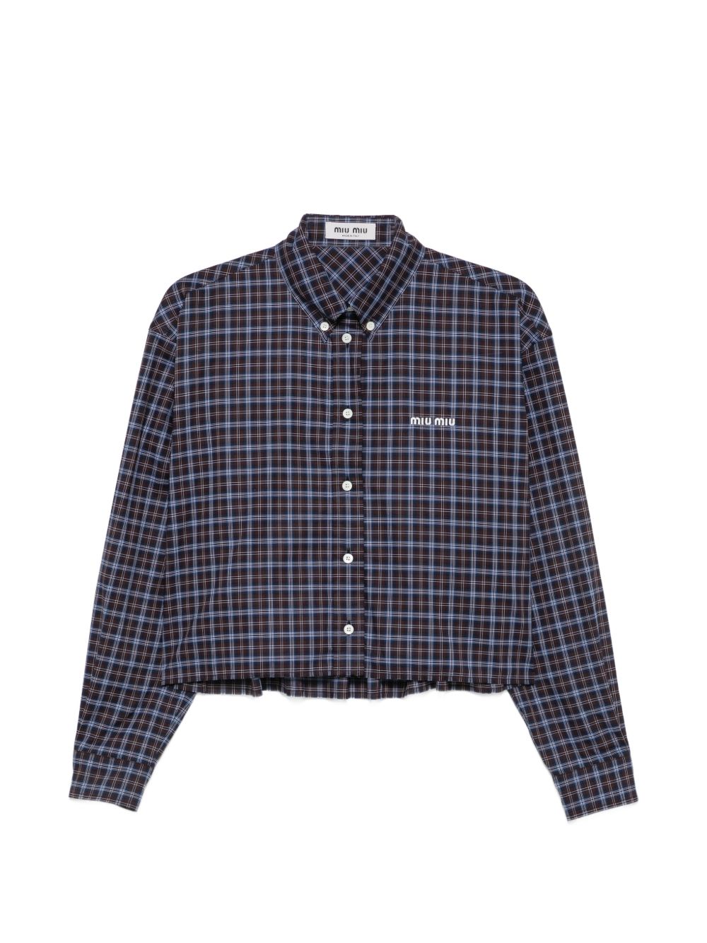 Miu Miu Women Tartan Shirt