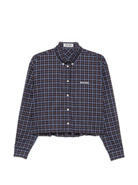 Miu Miu Women Tartan Shirt