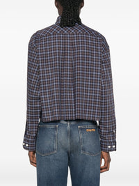 Miu Miu Women Tartan Shirt