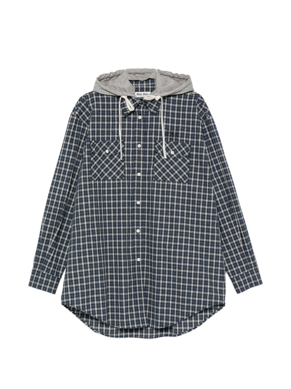 Miu Miu Women Checked Flannel Shirt