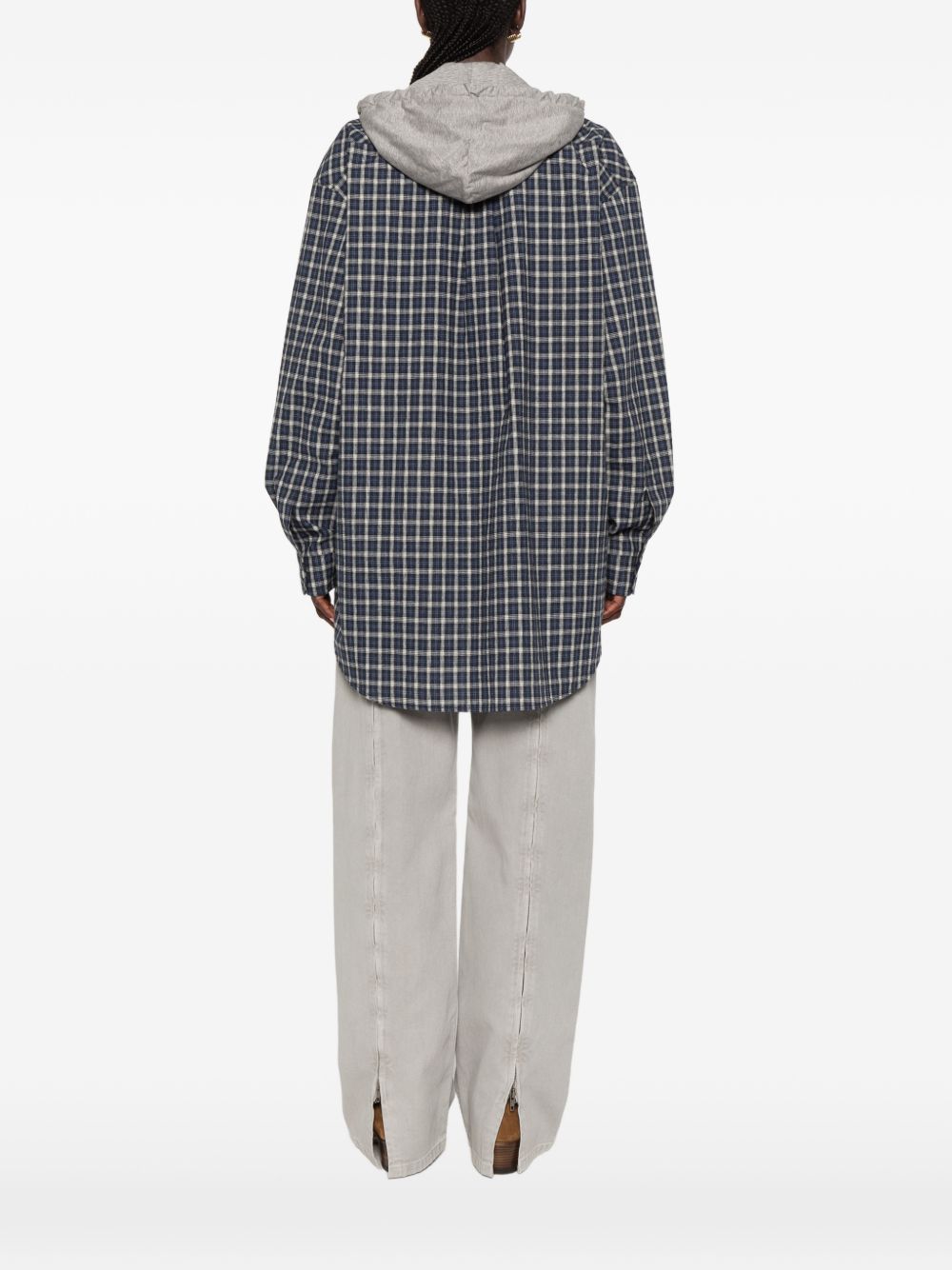 Miu Miu Women Checked Flannel Shirt