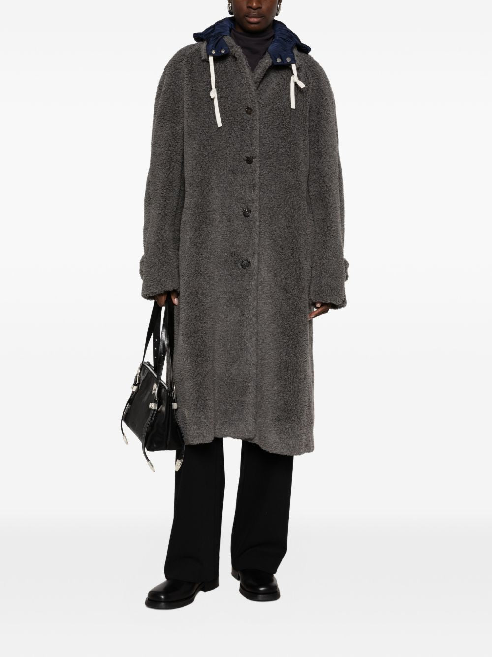 Miu Miu Women Wool Blend Long Coat
