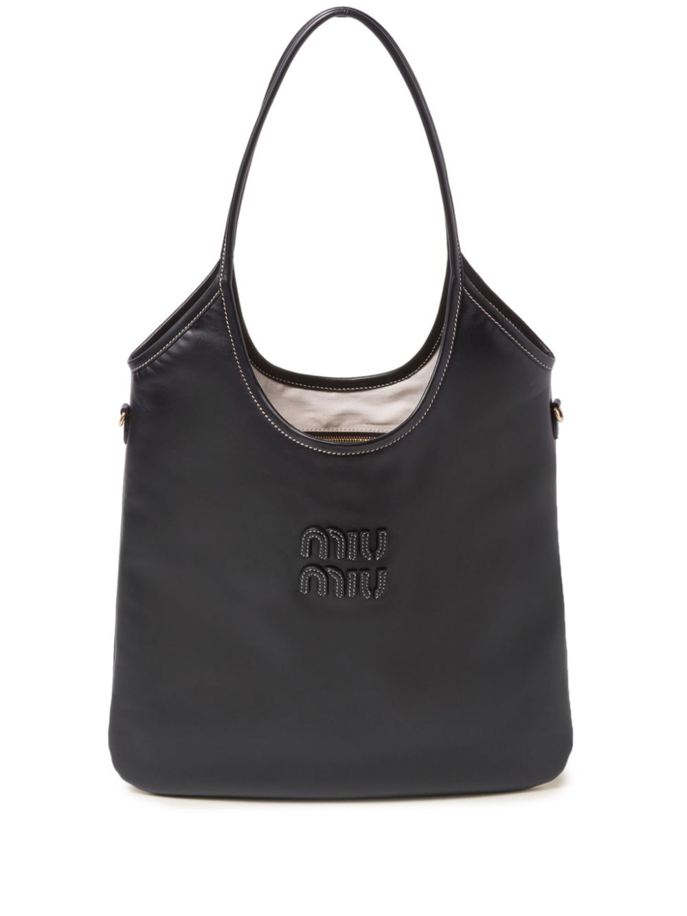 Miu Miu Women Ivy Leather Shoulder Bag