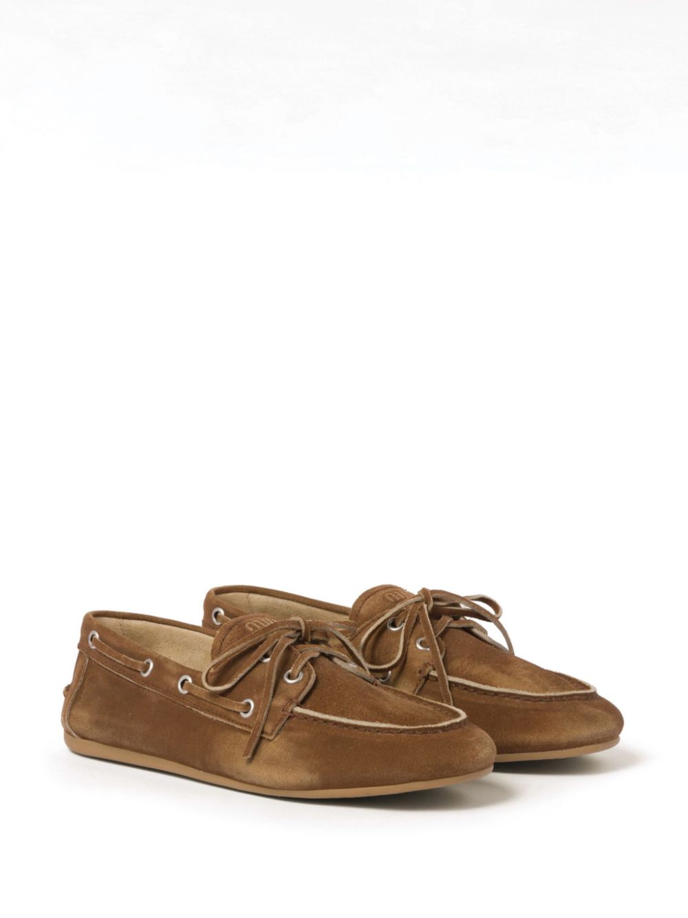 Miu Miu Women Leather Loafers