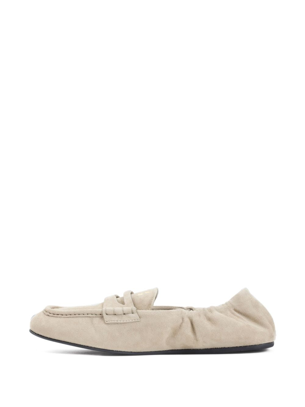 MIU MIU Miu Miu Women Ruches Suede Leather Loafers